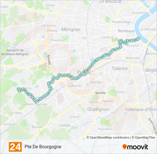 24 Bus Line Map