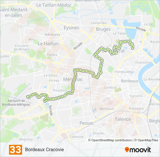 33 Bus Line Map