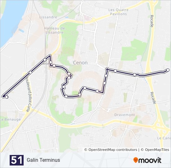 51 Route: Schedules, Stops & Maps - Galin Terminus (Updated)