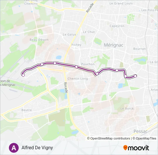 A Light Rail Line Map