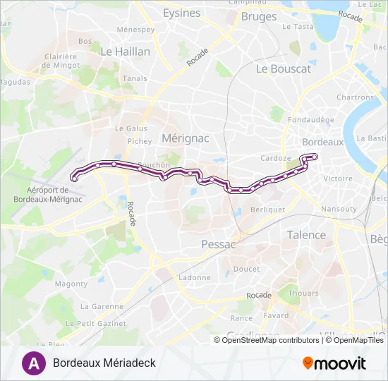 A Light Rail Line Map