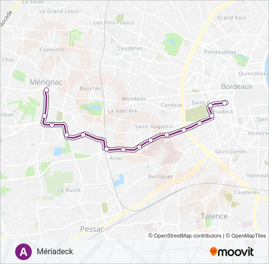 A Light Rail Line Map