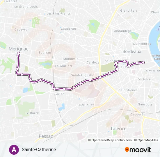 A Light Rail Line Map