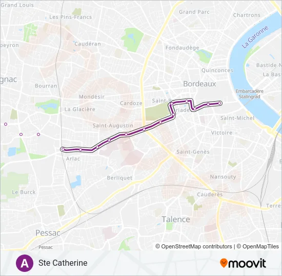 A Light Rail Line Map