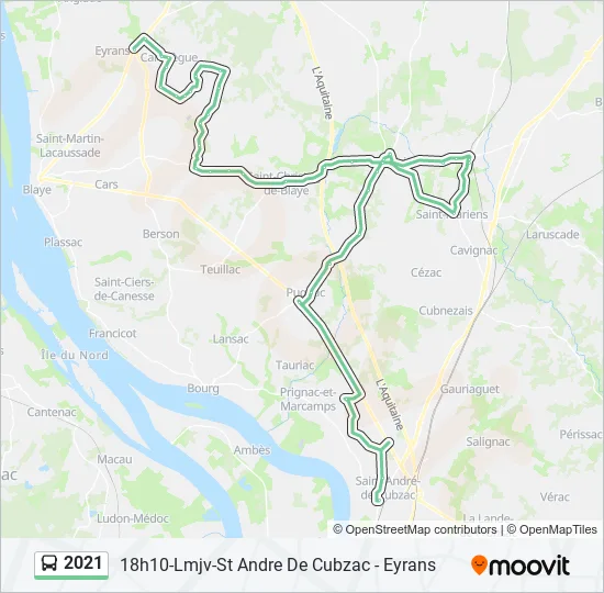 2021 Bus Line Map