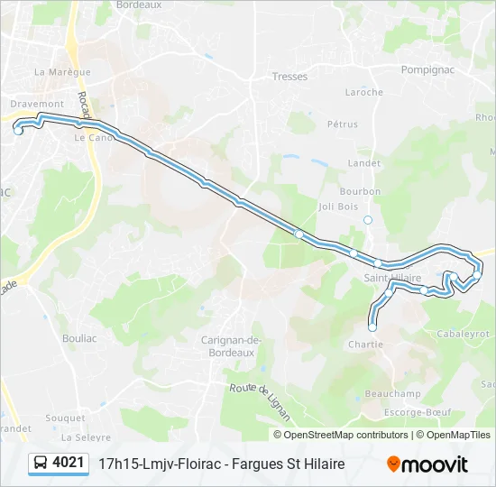 4021 Bus Line Map