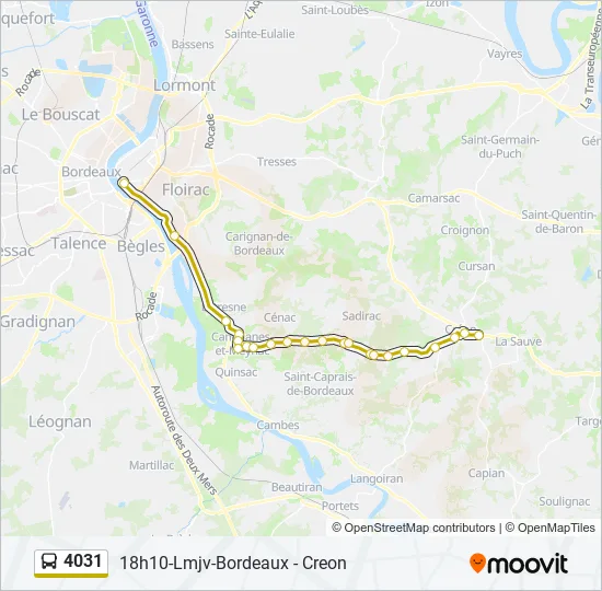 4031 Bus Line Map