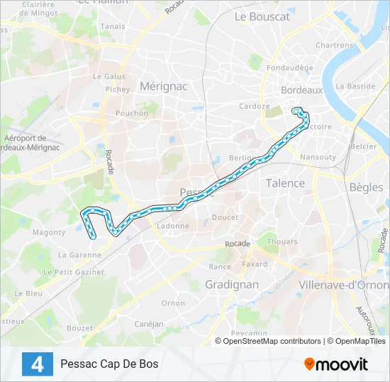 4 Bus Line Map