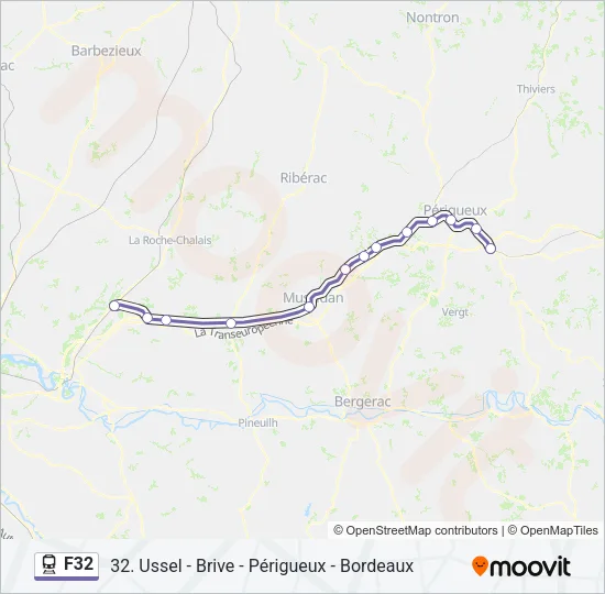 F32 Train Line Map