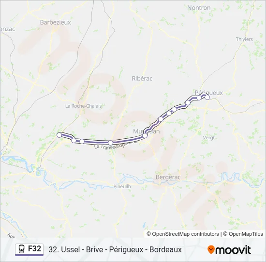 F32 Train Line Map