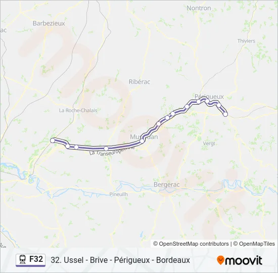 F32 Train Line Map