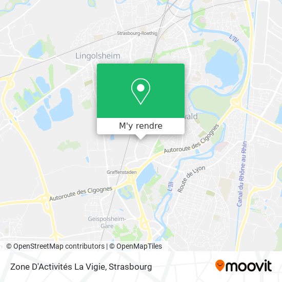 Zone D'Activités La Vigie plan