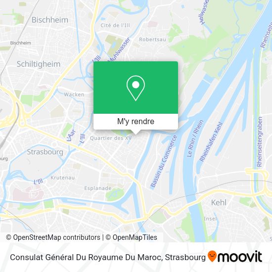 Consulat Général Du Royaume Du Maroc plan