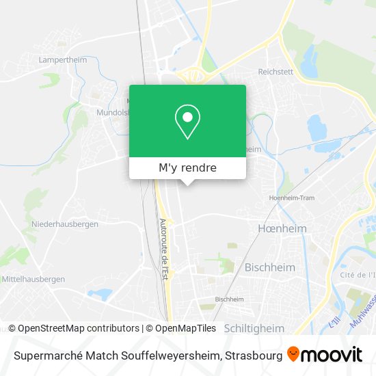 Supermarché Match Souffelweyersheim plan
