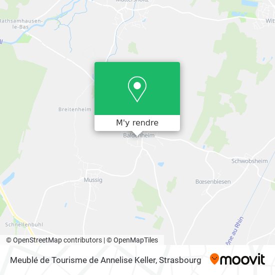 Meublé de Tourisme de Annelise Keller plan