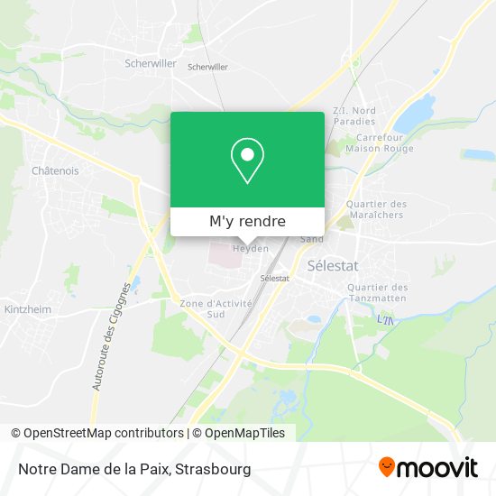 Notre Dame de la Paix plan