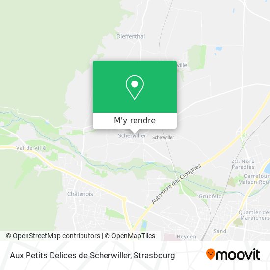 Aux Petits Delices de Scherwiller plan