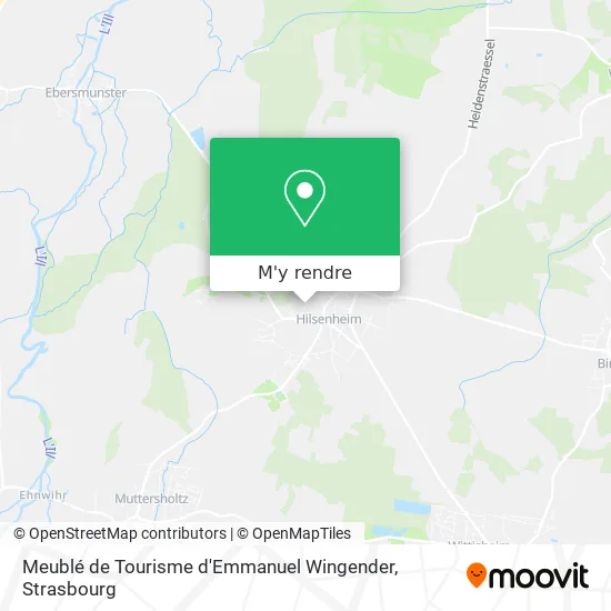 Meublé de Tourisme d'Emmanuel Wingender plan