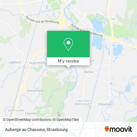 Auberge au Chasseur plan