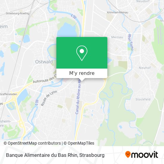 Banque Alimentaire du Bas Rhin plan