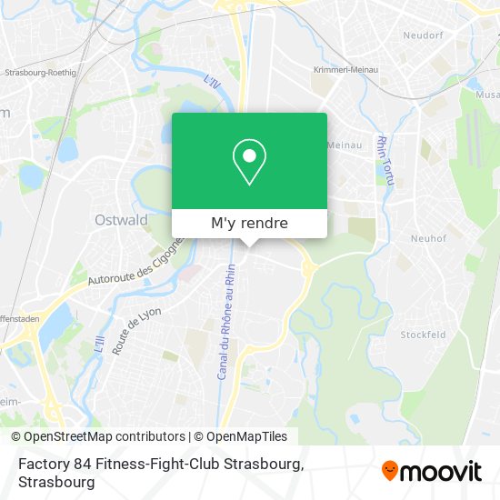 Factory 84 Fitness-Fight-Club Strasbourg plan