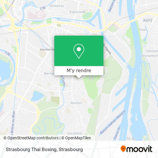 Strasbourg Thaï Boxing plan