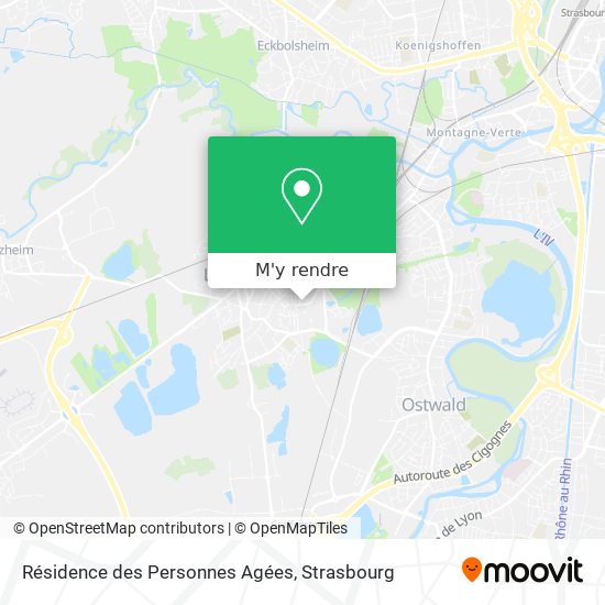 Résidence des Personnes Agées plan