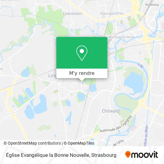 Église Evangélique la Bonne Nouvelle plan