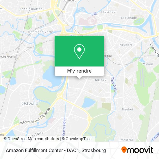Amazon Fulfillment Center - DAO1 plan