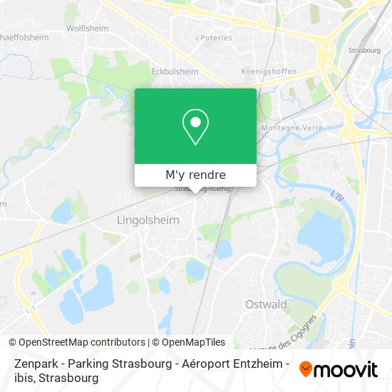 Zenpark - Parking Strasbourg - Aéroport Entzheim - ibis plan