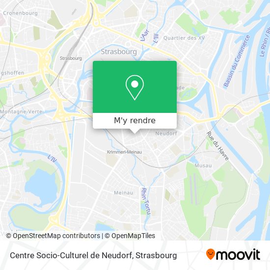 Centre Socio-Culturel de Neudorf plan