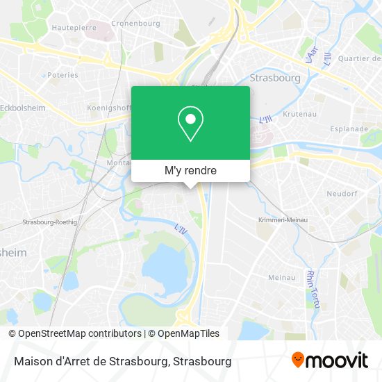 Maison d'Arret de Strasbourg plan