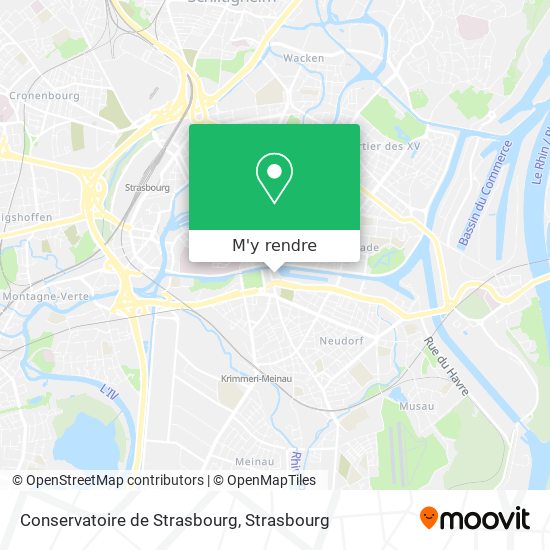Conservatoire de Strasbourg plan
