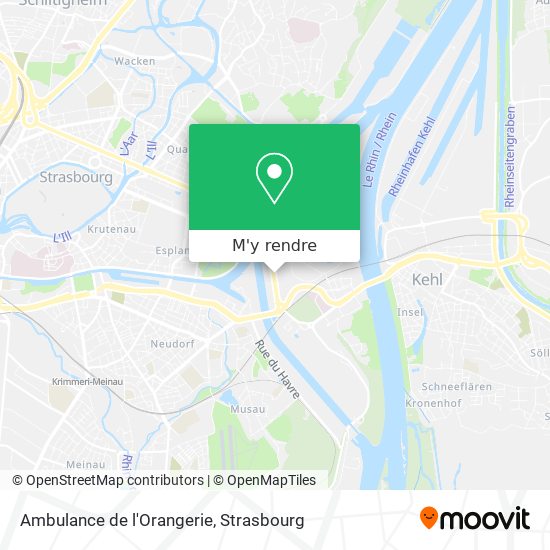 Ambulance de l'Orangerie plan