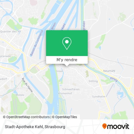 Stadt-Apotheke Kehl plan