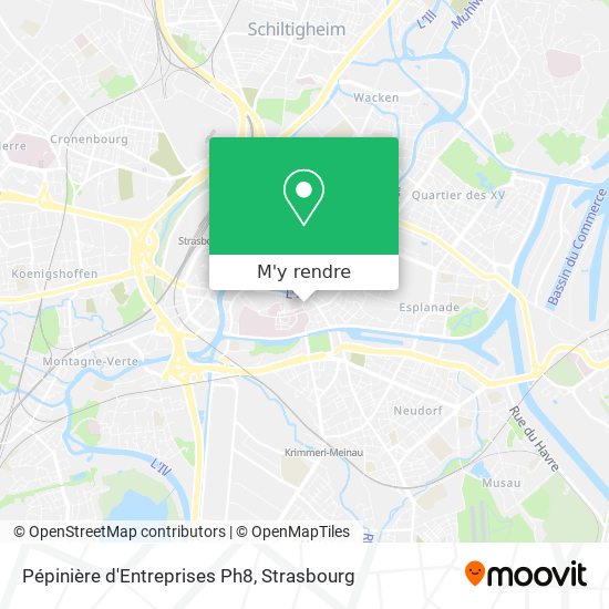 Pépinière d'Entreprises Ph8 plan