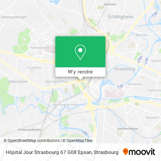 Hôpital Jour Strasbourg 67 G08 Epsan plan