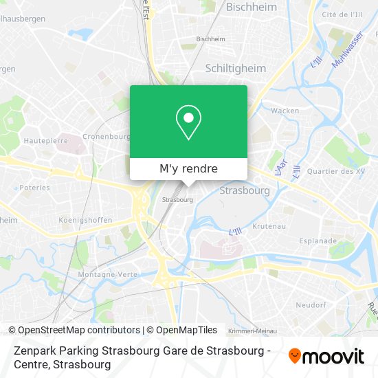 Zenpark Parking Strasbourg Gare de Strasbourg - Centre plan