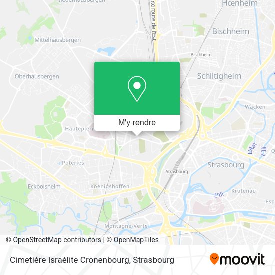 Cimetière Israélite Cronenbourg plan
