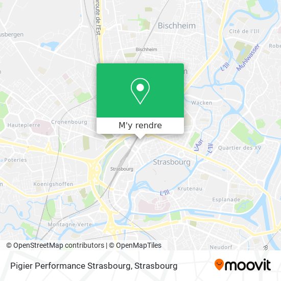 Pigier Performance Strasbourg plan