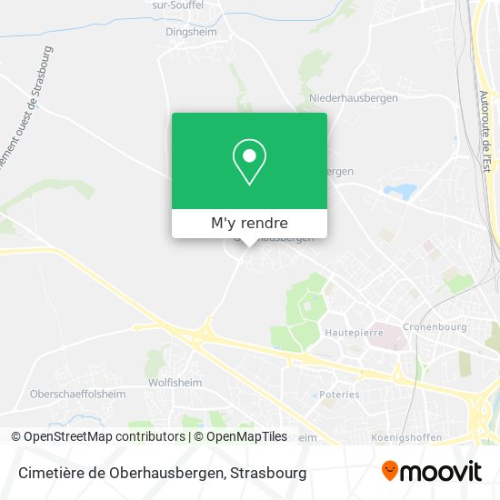 Cimetière de Oberhausbergen plan