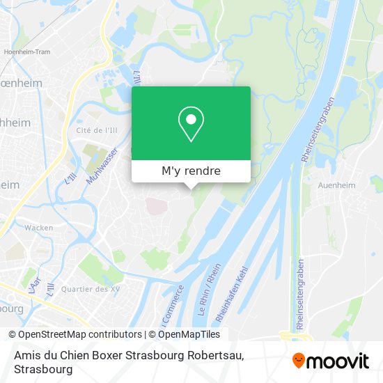 Amis du Chien Boxer Strasbourg Robertsau plan