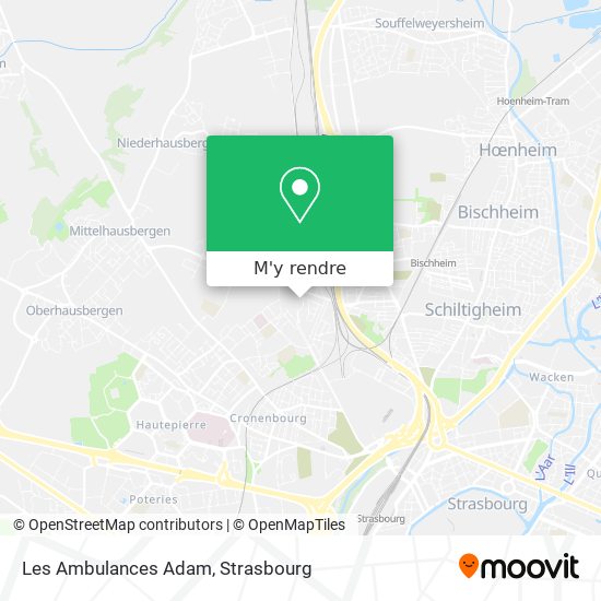 Les Ambulances Adam plan
