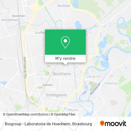 Biogroup - Laboratoire de Hoenheim plan