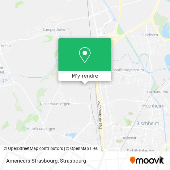 Americars Strasbourg plan