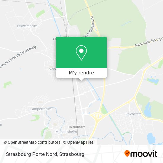 Strasbourg Porte Nord plan