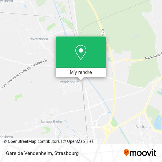 Gare de Vendenheim plan