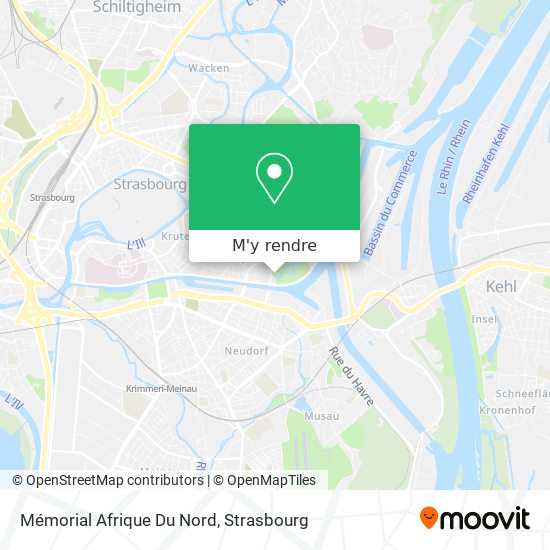 Mémorial Afrique Du Nord plan