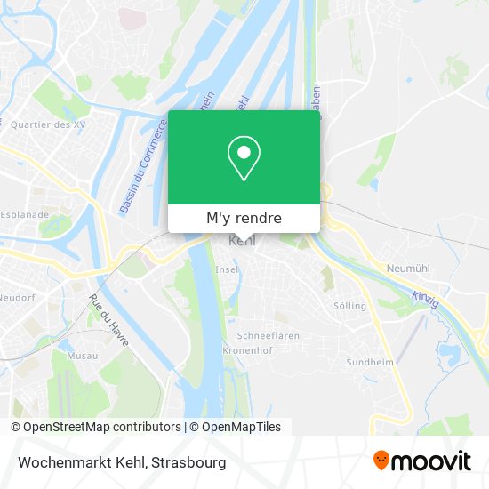 Wochenmarkt Kehl plan
