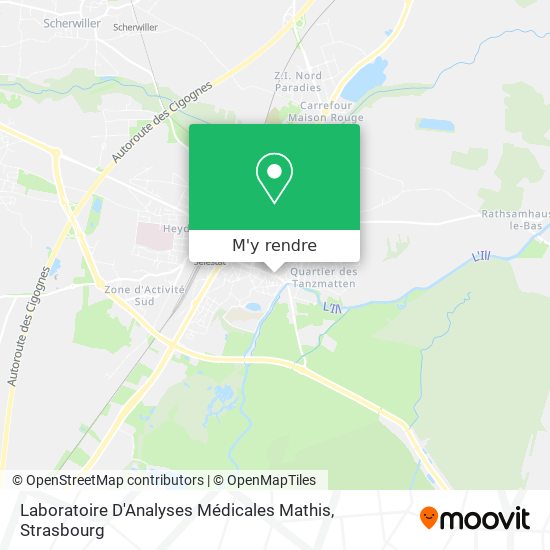 Laboratoire D'Analyses Médicales Mathis plan